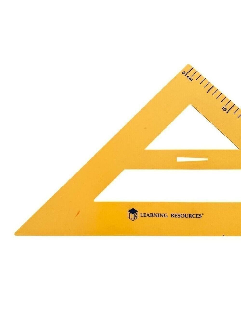 Learning Resources Safe T Protractor Triangle Big Ruler Geometry Tool Homeschool - Picture 7 of 15